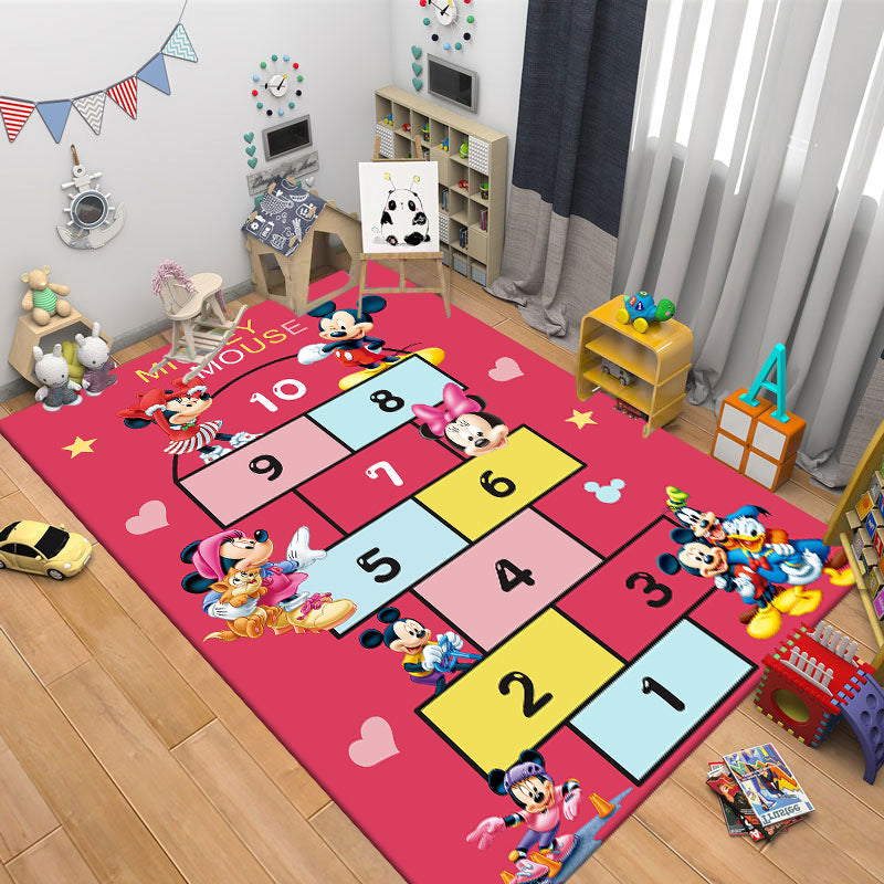 Cartoon Game Carpet Children Bedroom Bedside Blanket