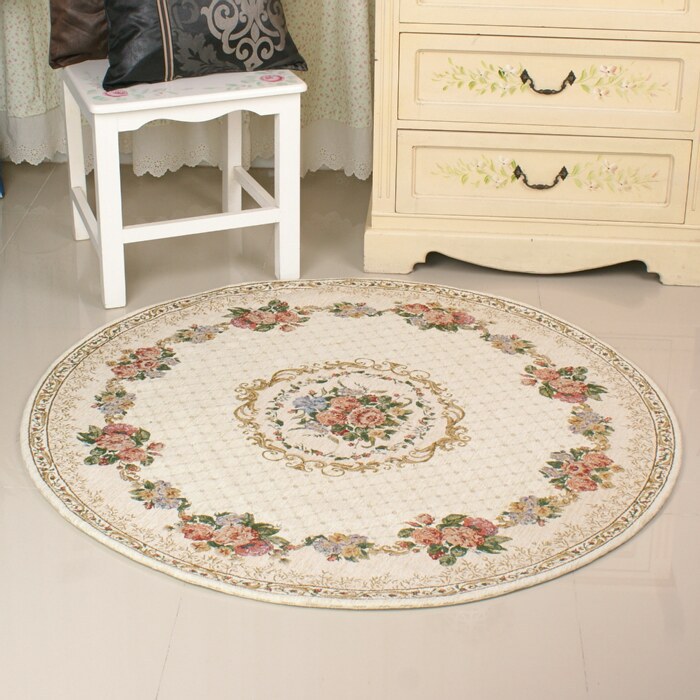 Garden Mat Round Carpet Living Room Vestibule Bedroom
