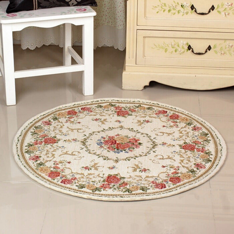 Garden Mat Round Carpet Living Room Vestibule Bedroom