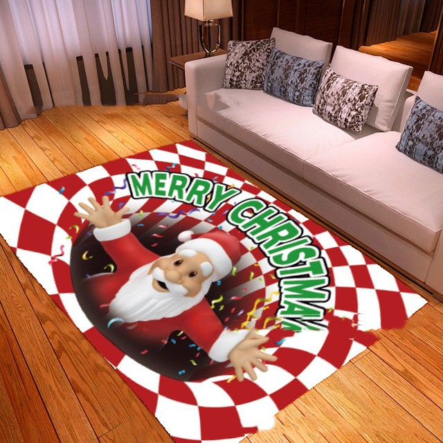 Trap Visual Carpet Living Room Bedroom 3D Geometric Illusion Floor Mat