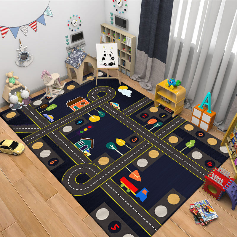 Cartoon Game Carpet Children Bedroom Bedside Blanket