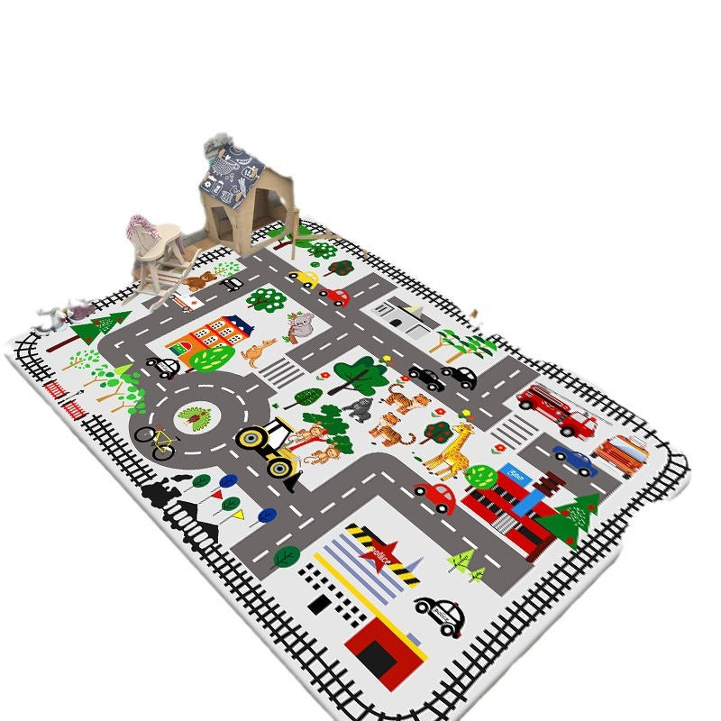 Cartoon Game Carpet Children Bedroom Bedside Blanket