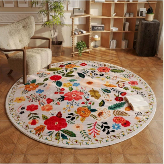 Garden Mat Round Carpet Living Room Vestibule Bedroom